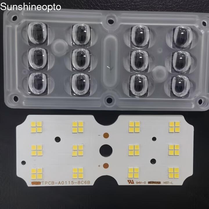 3030 SMD LED PCB Board for Street Light Modules Offering Customized Lens and Board Design and Power from 30 to 45W