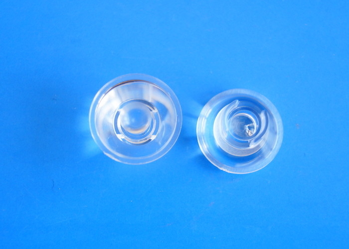 20mm Diameter Led Optics Lenses 5 Degree PMMA 1w 3w High Power 93%  Transmittance
