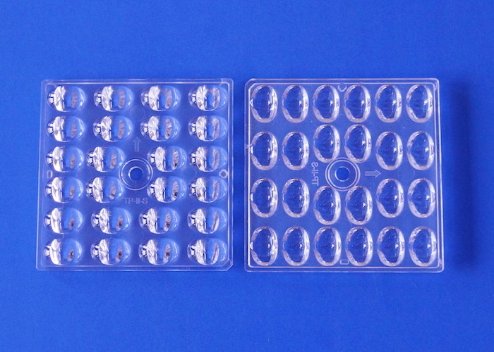 24 LED Street Light Lens 5050MM 3030 SMD LED Road Light Wide Angle 151x81 Degree