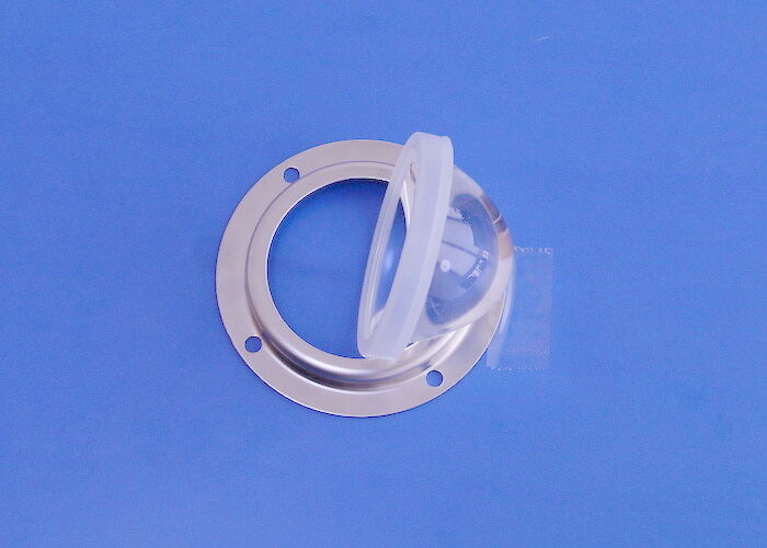 50mm Dia COB Glass Lens 28mm Height For 10w 20w 30w LED