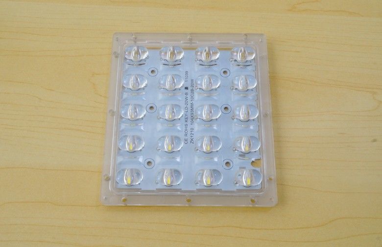 Replacement 20W Led Road Lamp Module 70x140 Degree Optical PC