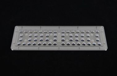 56W Optical Led Lens Array For SMD 3030 Street Lighting , 233*55*1.5mm PCB Size