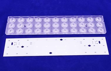 30 Degree Led Optical Lens , PMMA LED Lens For Wall Washer Light