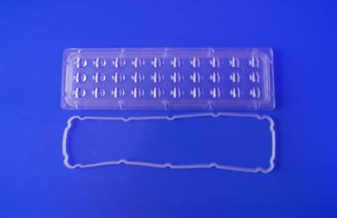Asymmetrical LED Street Light Components Lens 30 Watt MCPCB Module