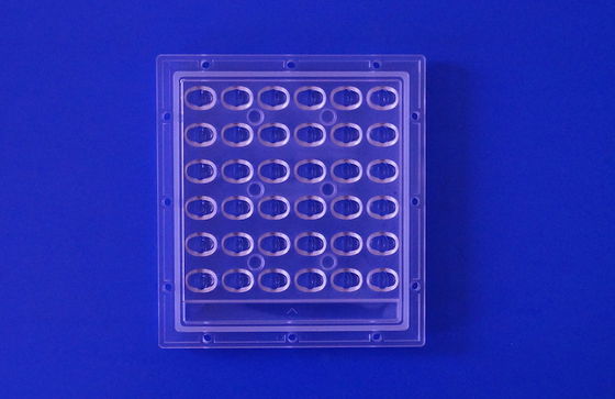 6X6 36 3030SMD Street Led Light Lens 60x140 Degree Asymmetrical High Light Output