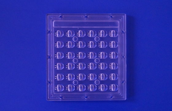 6X6 36 3030SMD Street Led Light Lens 60x140 Degree Asymmetrical High Light Output