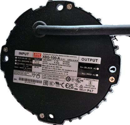 LED Driver 100W Constant Power 27-56V DC Output Voltage for LED Stage Spot Bay Lighting