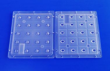 PC Optical Led Lens Array 20w XPE Led Street Light Lens For Light Module Fixtures