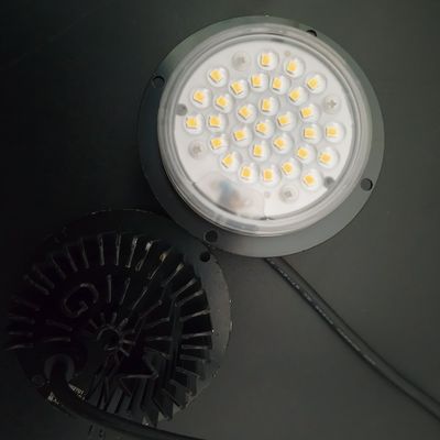 10W–60W Round LED Module with 90 Degree Beam Angle, 100–130 lm/W Efficiency and IP67 / IK08 Protection