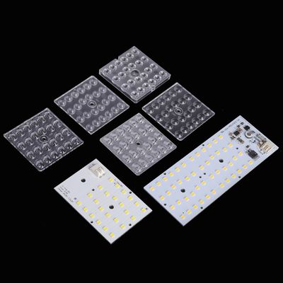 50X50MM Lens Flexible PCB Plate Module 10w 20w 30w 50w 60w For LED Canopy Light