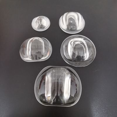 Borosilicate Glass LED Optical Lens 75x135 Degree Beam Angle IP65 Waterproof for Tunnel Street Light