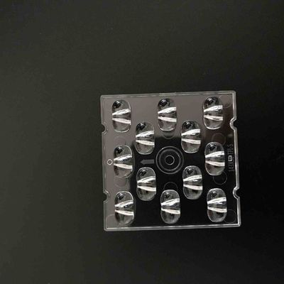 SMD 3030 Led Lens , TP4-S 50x50mm Led Optical Lens For Led Street Light