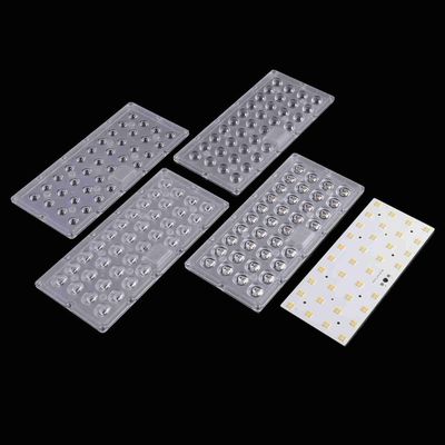Parking Lot 100W Color 3000K-6000K LED Street Light Components Roadway Lighting