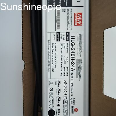 240W 24V Constant Current LED Power Supply IP65 Waterproof for High Bay and Outdoor Lighting