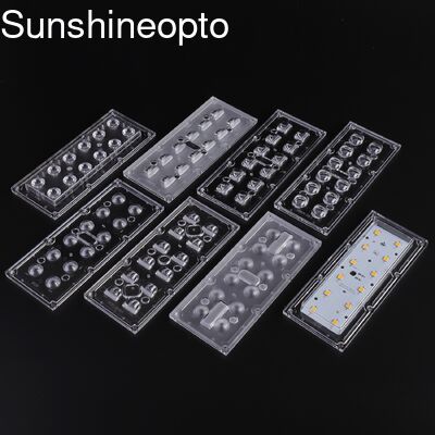 56W PC LED Street Light Lens with 30-155*80 Degree Beam Angle and SMD 3030 LEDs for High Luminous Flux