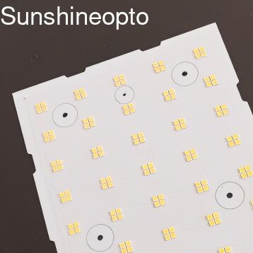 150W SMD 3030 LED PCB Board 91% Transmittance Optics Array Lens for LED Street Light Module