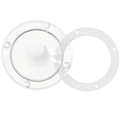 Company Custom PC Material 120 Degree led light Lens Cover 90MM Diameter