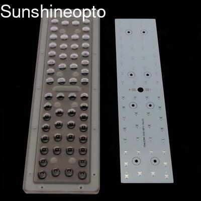 56W PC LED Street Light Lens with Various Degree Beam Angle and SMD 3030 LEDs for High Luminous Flux