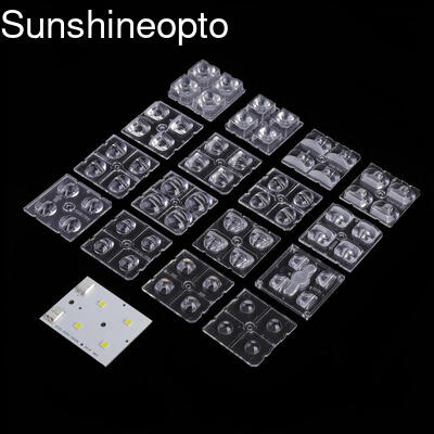 Wholesale 50x50mm LED Optical Lens with Multiple Viewing Angles for Street and Flood Lights