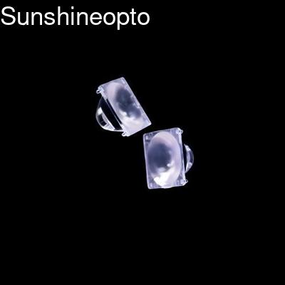 Narrow 10 Degree Beam Angle 22mm Diameter LED Optical Lens with Optical Grade PMMA