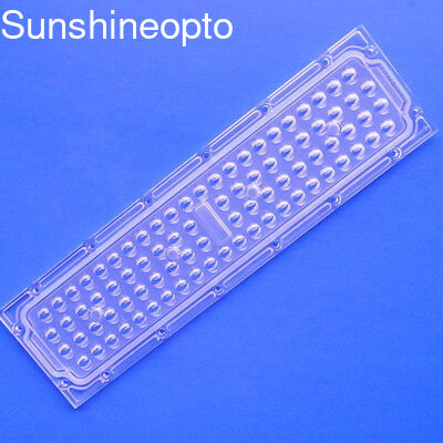 84 IN 1 136x78 degree Vertical Angle and Optical Grade PC Material LED Lens with silicon gasket