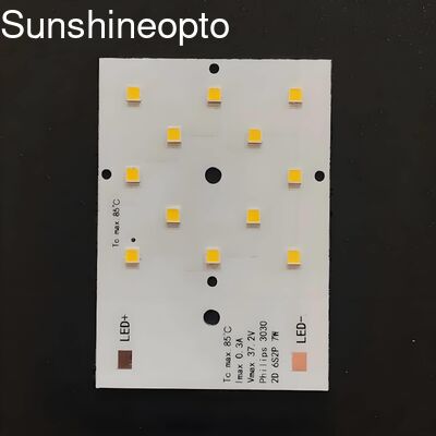 7W SMD 3030 LED PCB Board Bespoke 50x50mm Lens for LED Street Light Module