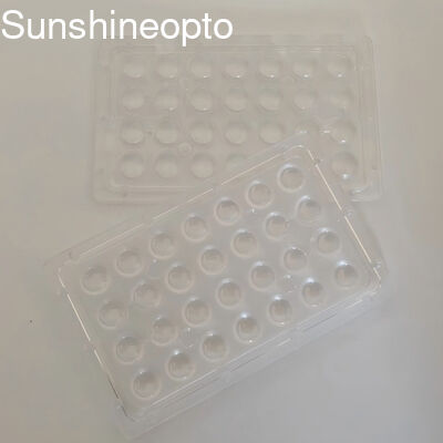 Factory Custom 60 Degree LED Lens Array for 3030/5050/7070 LED Modules – Optical Grade PC/PMMA High Efficiency Lens