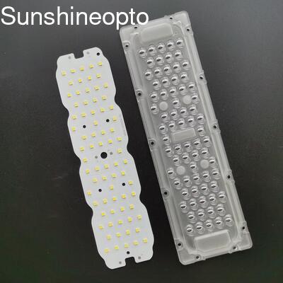 160lm/w SMD 3030 LED Light Module 50W LED Street Light Retrofit Kit with Optical PC Lens