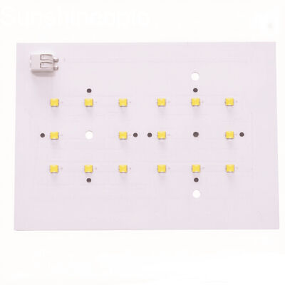Custom Aluminum LED PCB Board for LED Lighting Single-Layer White PCB Manufacturer