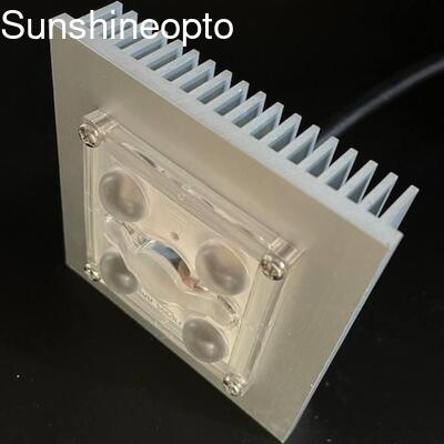 Waterproof 5050 LED Street Light Module with 150×75 Degree PC Lens Type II Roadway Lighting Solution