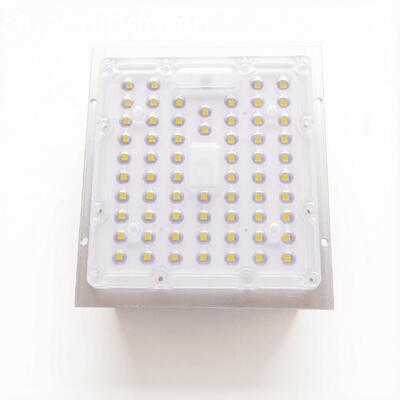 90° Square 3030 LED Lens Module 64-LED Optical PC Lens with Aluminum PCB OEM/ODM Manufacturer