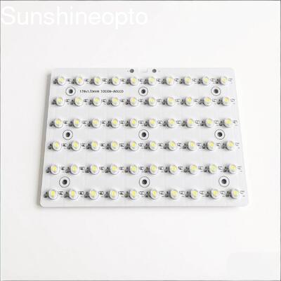 60W Aluminum LED PCB Board with Optical PC Lens LED Road Lamp Retrofit Kit