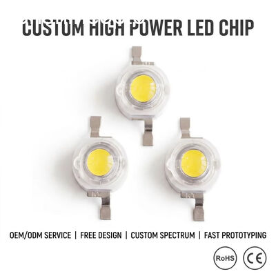 3W High Power Bridgelux LED Chip 240lm 6000K–6500K White LED Emitter for Street Light, Flood Light & Industrial Lighting OEM LED Manufacturer