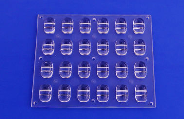 Square Lamp Optical LED Lens Array PC High Power Led With PCB