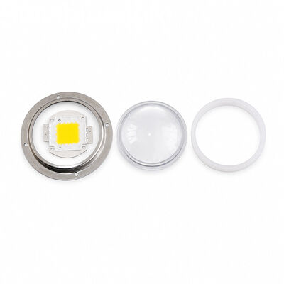 78mm Diameter 120 Degree Beam Angle LED Glass Lens with 93% Transmittance for High Bay Light