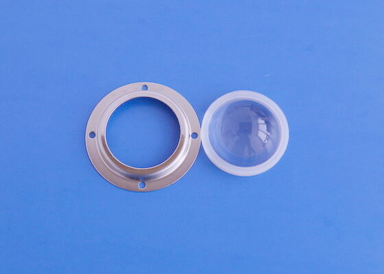 50mm Dia COB Glass Lens 28mm Height For 10w 20w 30w LED
