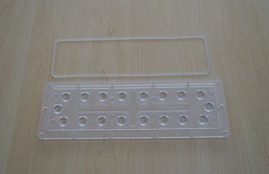 18W 90x90 Degree LED Reflector Lens / Led Optical Lens For Street Lighting
