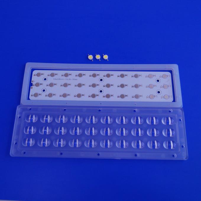 Edison K2 P4 Led Chips Led Street Light Retrofit Kits PC Lens Material