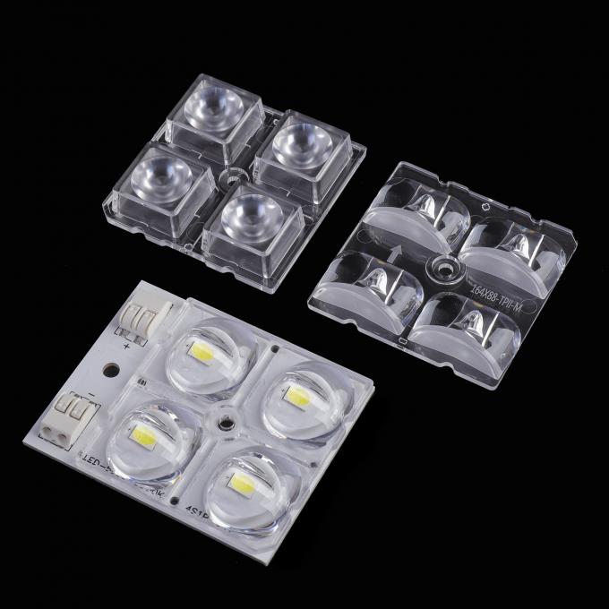 Basic Led Lens 2x2 Led Street Light Lens Optical PC LED Lens For Road Lamp
